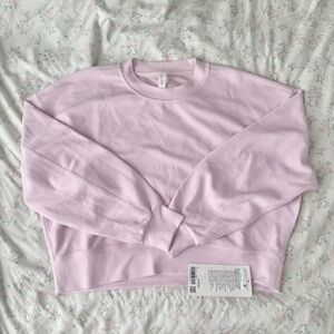 Lululemon Pink Ribbed Sweatshirt